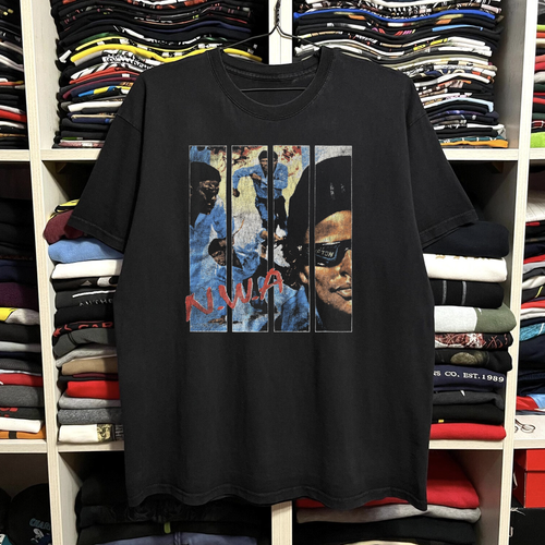 90s N.W.A Washed Black Tee
