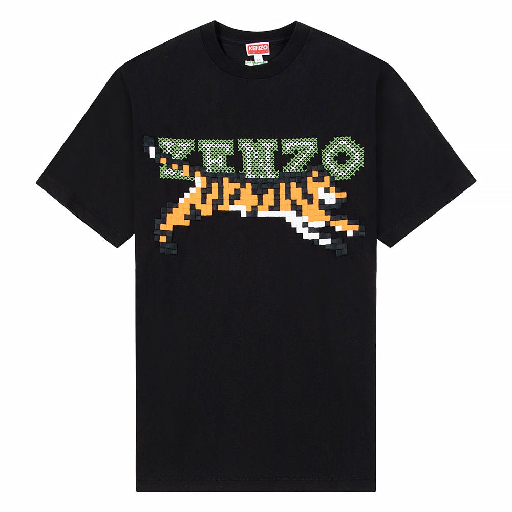 Pixel Oversized Tee | Black