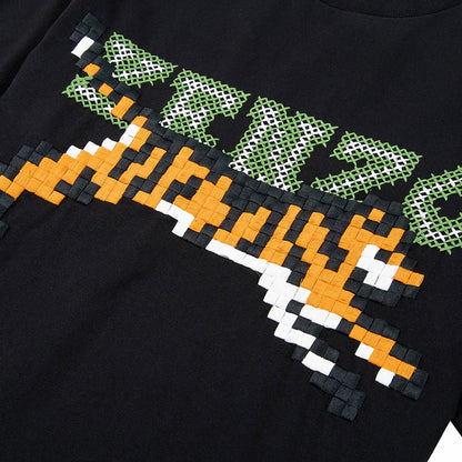 Pixel Oversized Tee | Black
