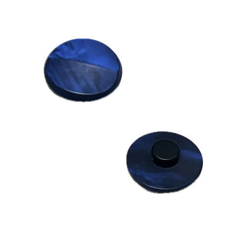 Poly Button-Blue