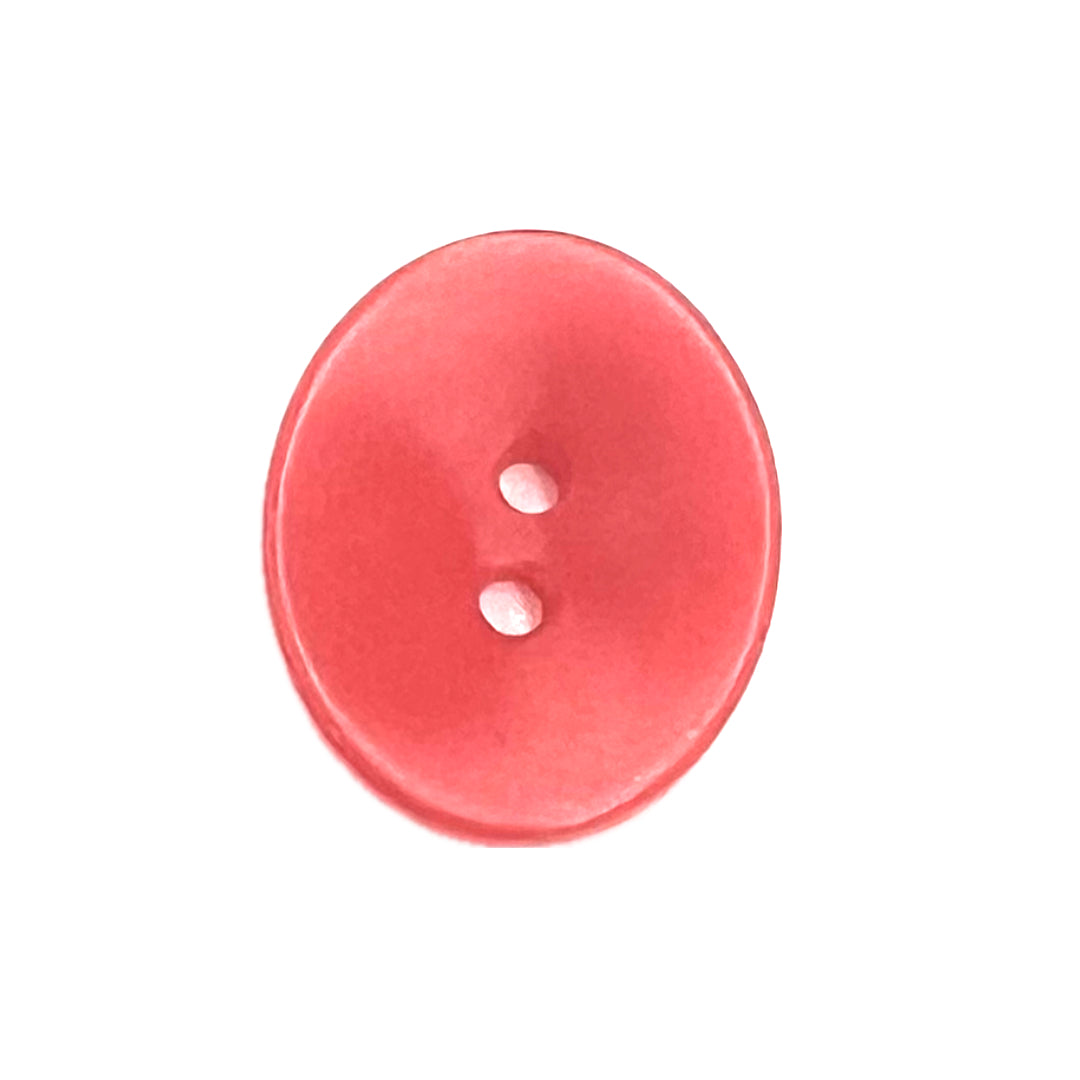 Red Oval Corozo-18mm
