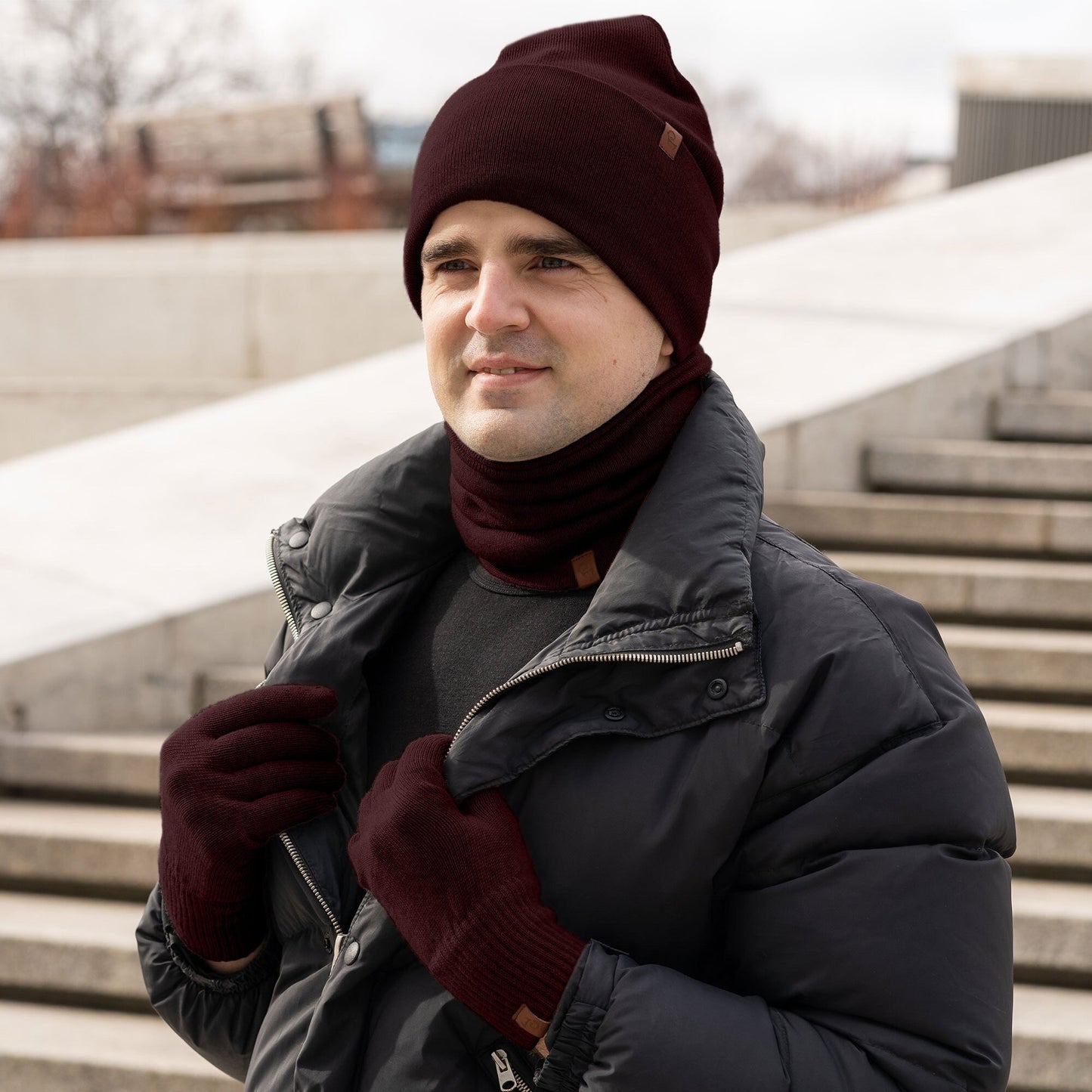 Men's Knit Neck Gaiter Merino
