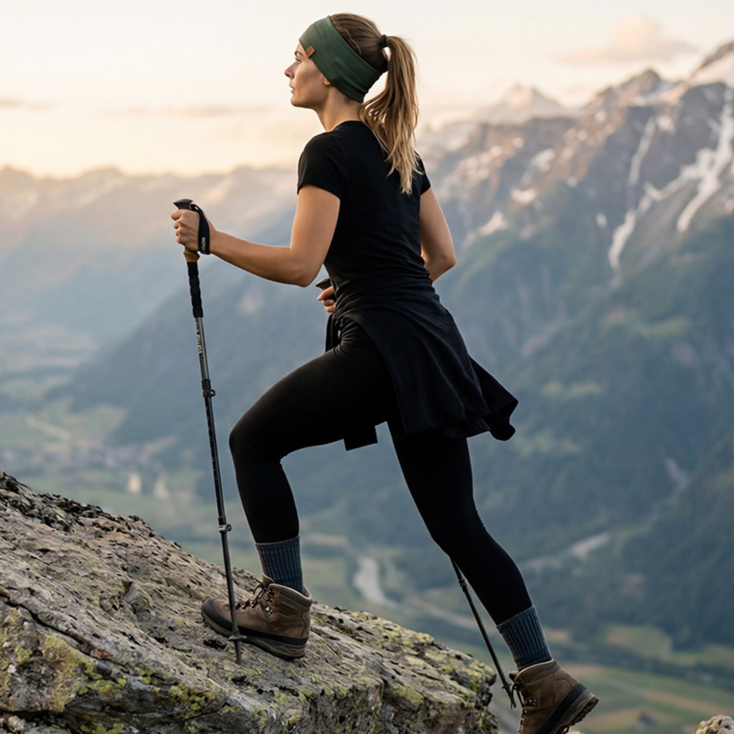 Women's Hiking T-Shirt & Bottom 2-Piece Set