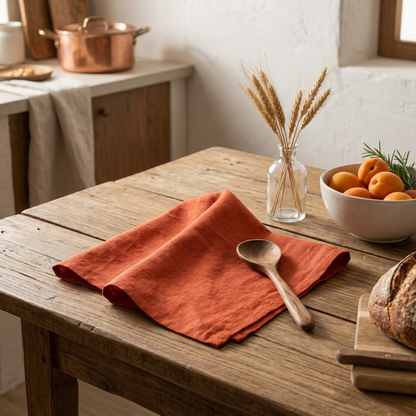 Linen Dish Towel Square