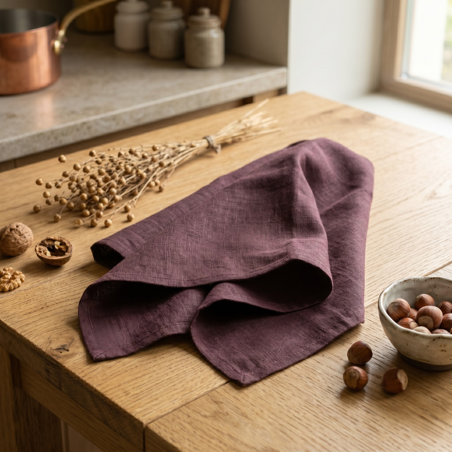 Linen Dish Towel Square