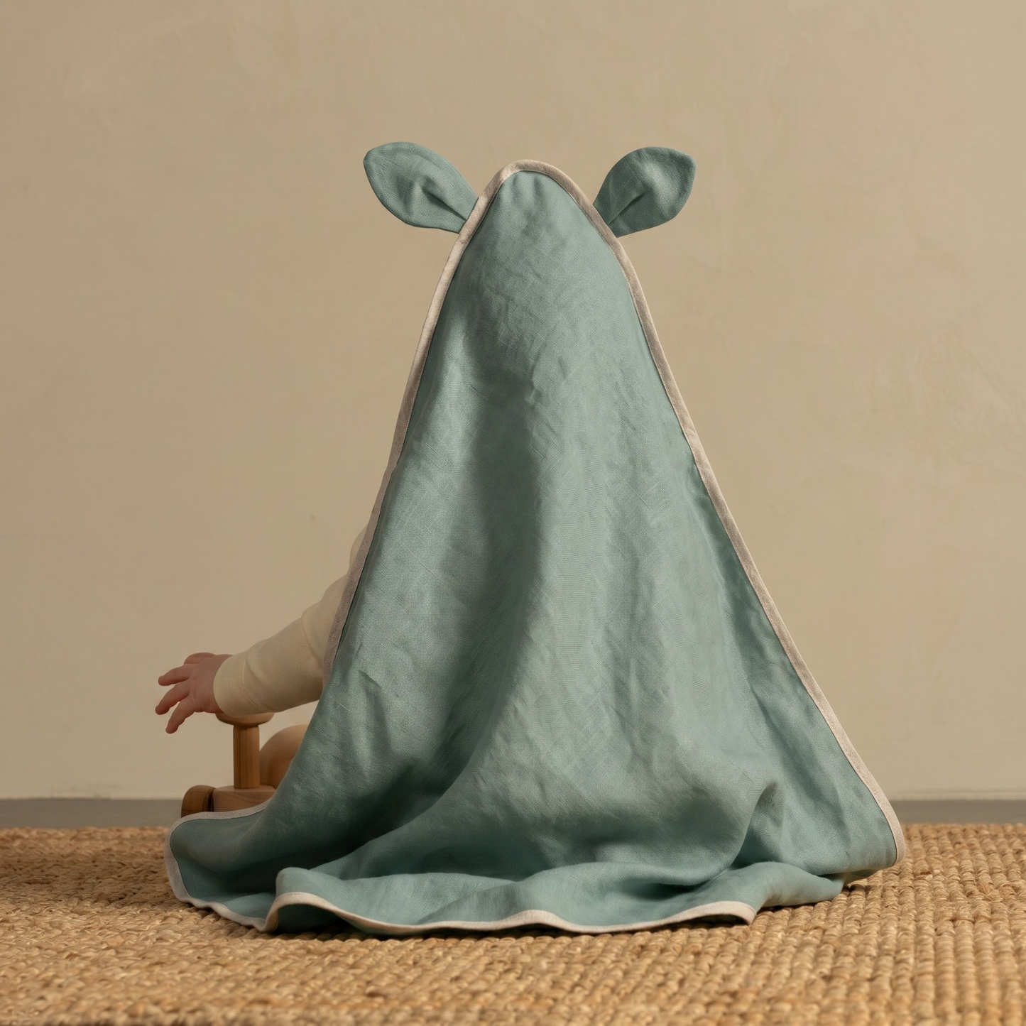 Linen Baby Towel with Ears