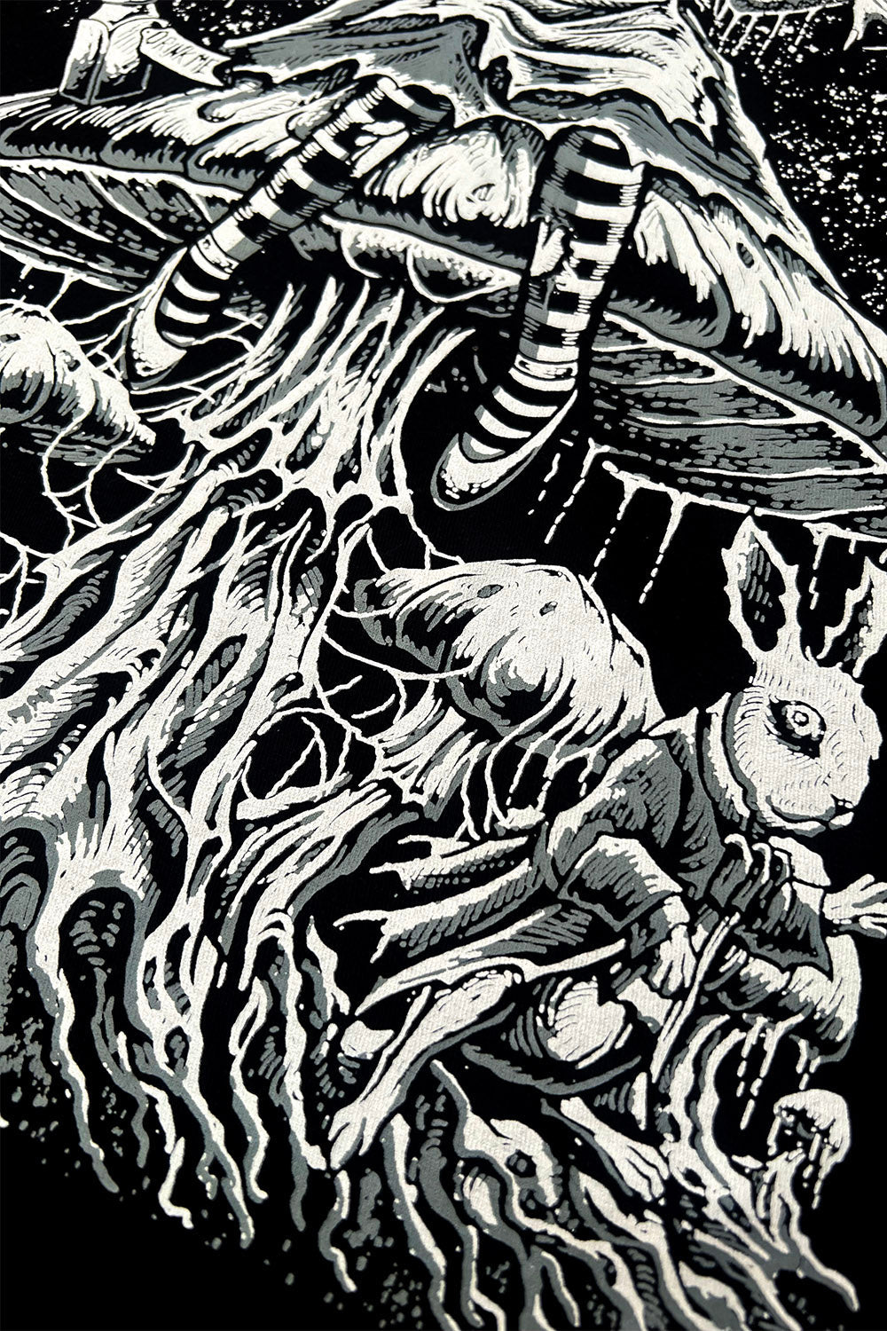 Alice Down The Rabbit Hole Hoodie