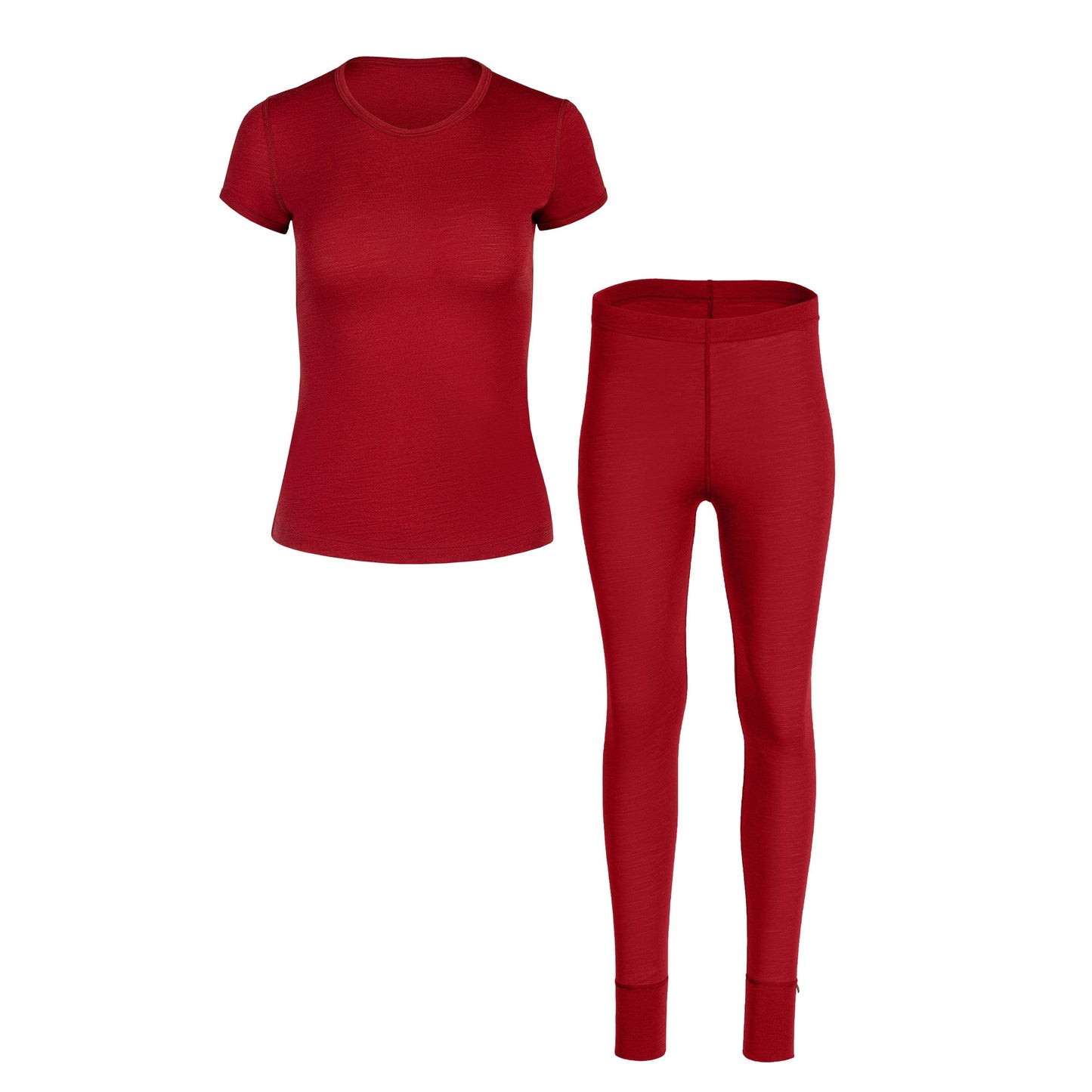 Women's T-Shirt & Bottom 2-Piece Royal Cherry