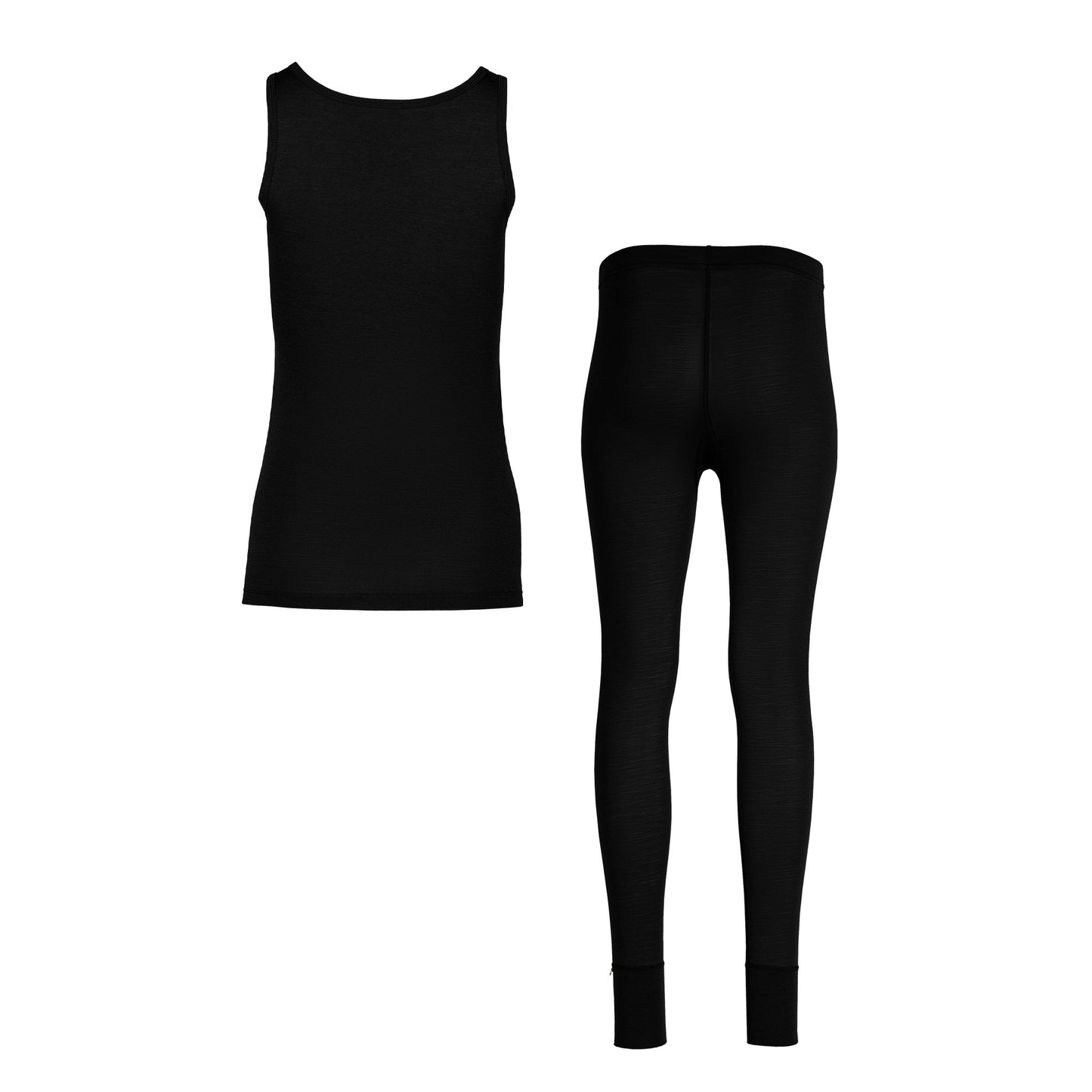 Women's Tank Top & Bottom 2-Piece Black
