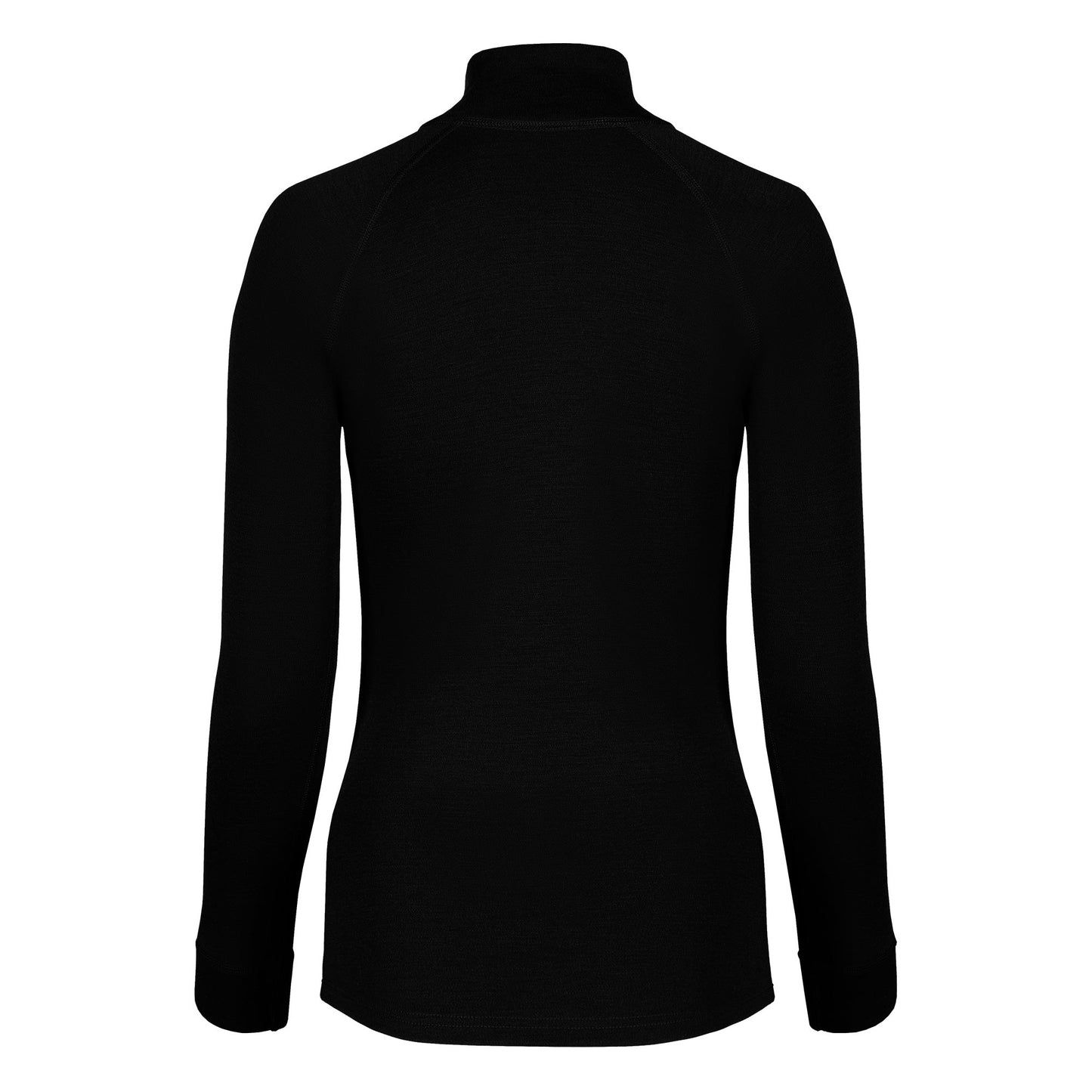 Women's 250 Zip Neck Top Black