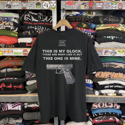 Rare Glock G17 Firearms Washed Black Tee